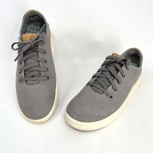 Olukai Ki'ihele Li Canvas & Suede Sneaker‎ Grey Size 6.5